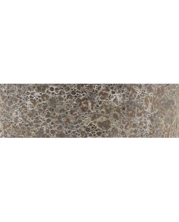 Keraminis vazonas LAMIA, apvalus, pilkas/baltas, 38 x 35(A) cm