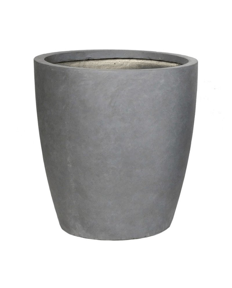 Keraminis vazonas Clayfibre, apvalus, pilkas, 28 x 38(A) cm