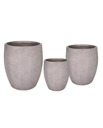 Keraminis vazonas Iowa, apvalus, rudas, 25 x 28,5(A) cm