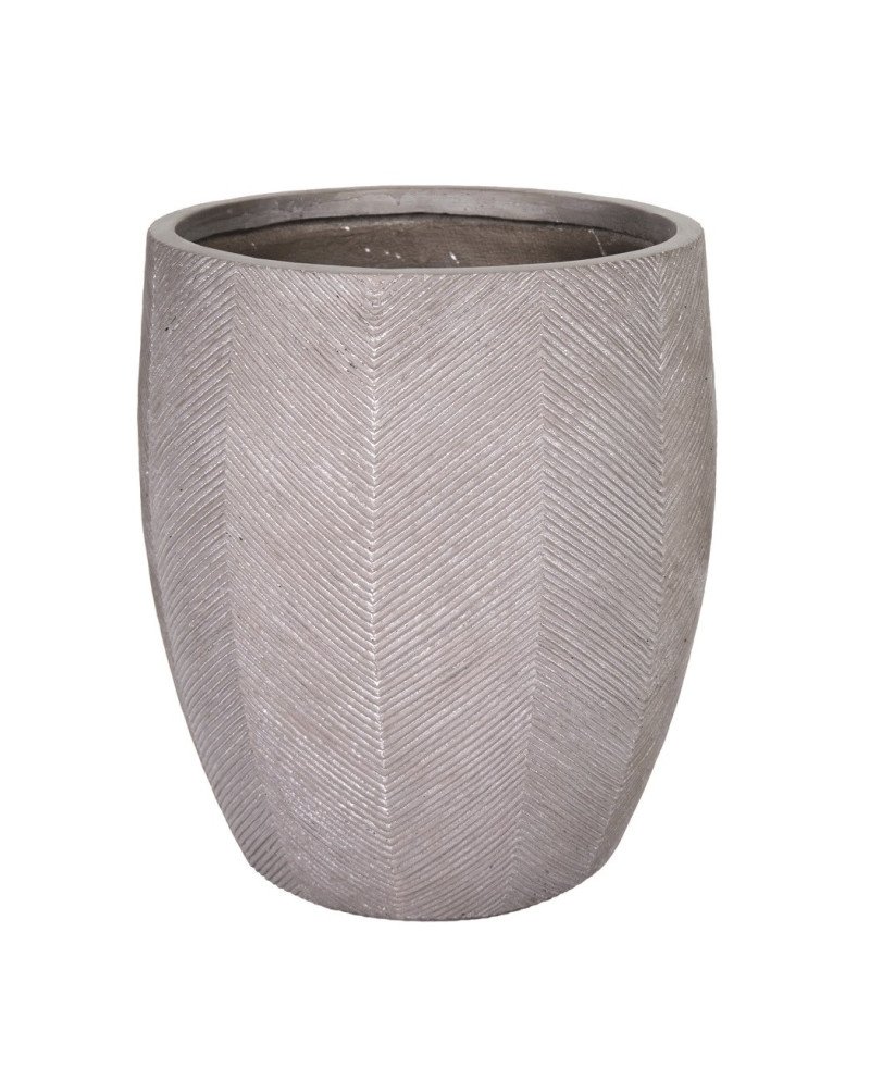 Keraminis vazonas Iowa, apvalus, rudas, 25 x 28,5(A) cm