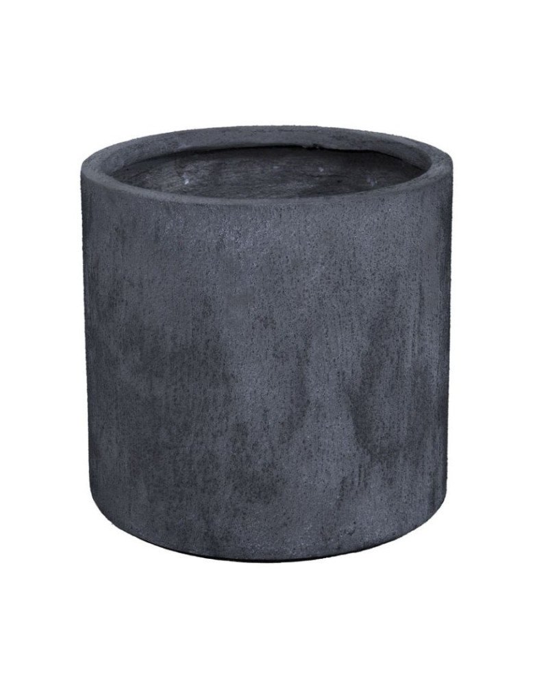 Keraminis vazonas Texas, apvalus, tams.pilkas, 54 x 51(A) cm