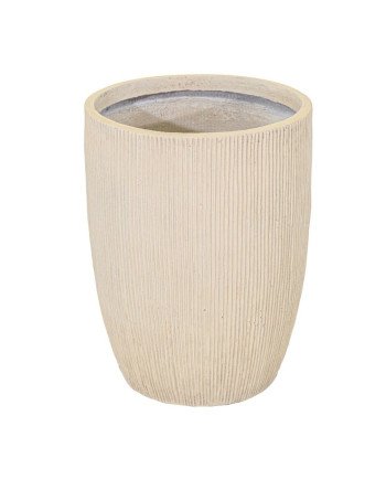 Keraminis vazonas Nora, apvalus, smėlinis, 57 x 67(A) cm