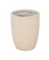 Keraminis vazonas Nora, apvalus, smėlinis, 57 x 67(A) cm