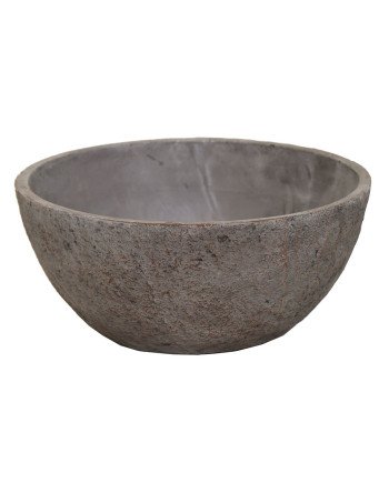 Keraminis vazonas Aswan, apvalus, rudas, 25 x 11(A) cm