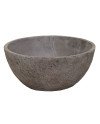 Keraminis vazonas Aswan, apvalus, rudas, 25 x 11(A) cm