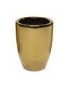 Keraminis vazonas Emperor, apvalus, auksinis, 26 x 35(A) cm