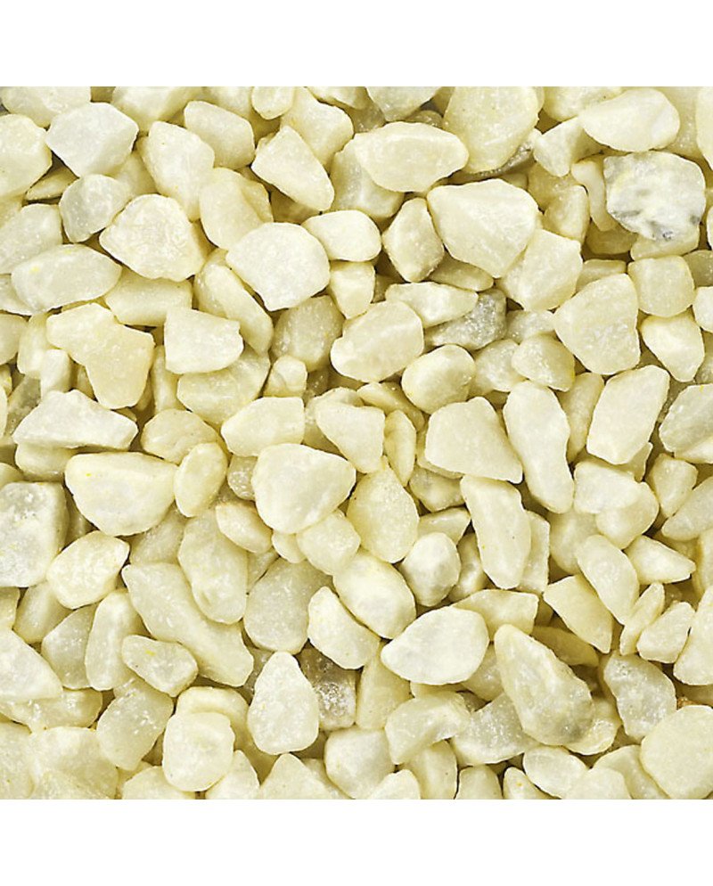 Dekoratyviniai akmenėliai kreminės sp., 9-13 mm, 0,5 kg | Rik-Pot.eu