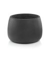 Keraminis vazonas ECOLITE, apvalus, tams.pilkas, 47 x 31(A) cm | Rik-Pot.eu