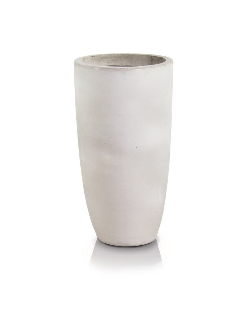 Keraminis vazonas ECOLITE, apvalus, smėlinis, 55 x 100(A) cm | Rik-Pot.eu