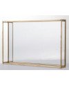 Padėklas metalas/stiklas, stačiakampis, auksinis, 29x18,5x4(A) cm | Rik-Pot.eu