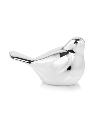 Interjero detalė paukštis MOON, sidabrinis, 7 x 4(A) cm | Rik-Pot.eu