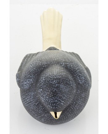Figūrėlė Paukštis, pilka/auksinė, 16x7x7,5(A) cm | Rik-Pot.eu