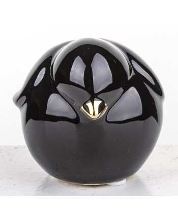 Figūrėlė Paukštis, juoda/auksinė, 15x8x7(A) cm | Rik-Pot.eu