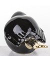 Figūrėlė Paukštis, juoda/auksinė, 15x8x7(A) cm | Rik-Pot.eu
