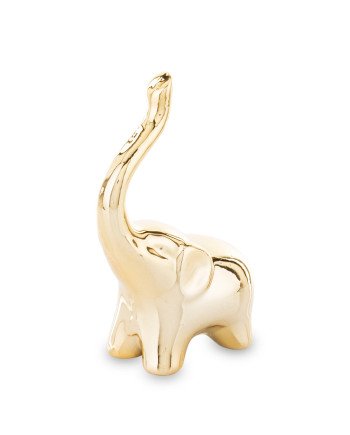 Figūrėlė Dramblys, auksinė, 7x4,5x10(A) cm | Rik-Pot.eu