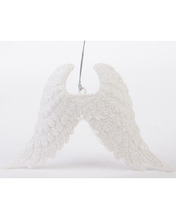 Žaisl.pakab.plastik., angelo sparnai, baltas, 17x10x3 cm | Rik-Pot.eu