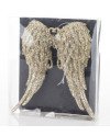 Žaisl.pakab.plastik., angelo sparnai, auksinis, 14x13,5x3 cm | Rik-Pot.eu