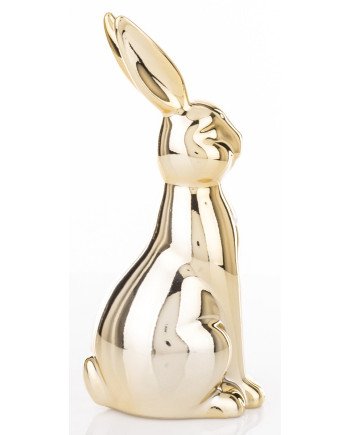 Figūrėlė Zuikis, auksinė, 8,5x12x24(A) cm | Rik-Pot.eu