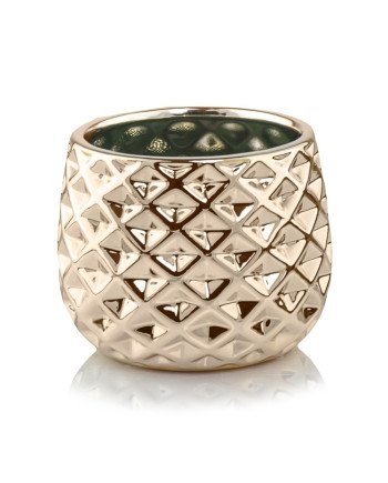 Keraminis vazonas MOON, apvalus, auksinis, 16 x 13(A) cm | Rik-Pot.eu