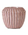 Keraminis vazonas NOLANA, apvalus, rožinis, 14 x 12(A) cm | Rik-Pot.eu