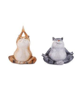 Figūrėlė Katinas (2vnt kompl.), 9,5x7x12,5(A) cm | Rik-Pot.eu