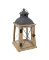 Žibintas Lantern, kvadratinis, rudas, 29 x 61(A) cm | Rik-Pot.eu