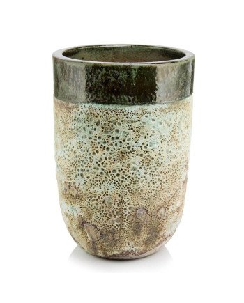 Keraminis vazonas ATLANTIS, apvalus, žalias, 55 x 65(A) cm | Rik-Pot.eu
