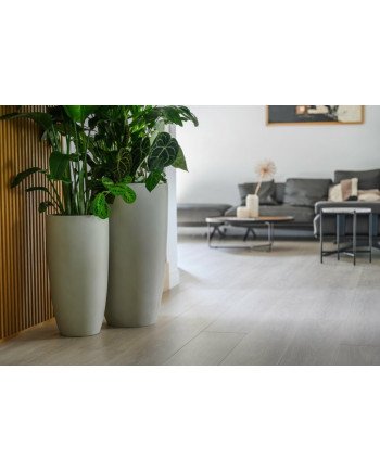 Keraminis vazonas ECOLITE, apvalus, smėlinis, 55 x 100(A) cm | Rik-Pot.eu