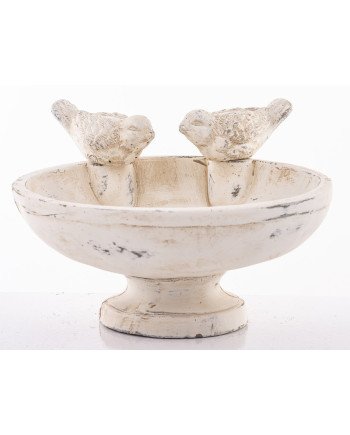 Paukščių girdykla, smėlinė, 25,5x22x14(A) cm | Rik-Pot.eu