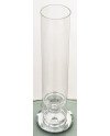 Žvakidė, stiklinė, 9,5 x 31(A) cm | Rik-Pot.eu