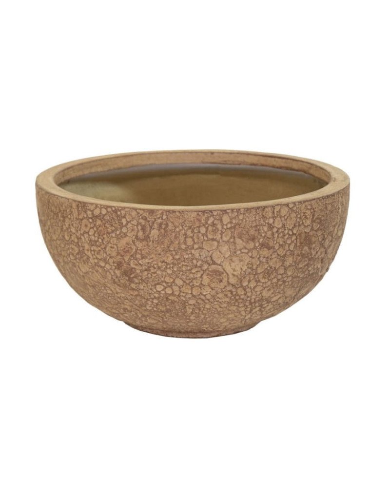 Keraminis vazonas Roxy, apvalus, rudas, 36 x 16,5(A) cm | Rik-Pot.eu