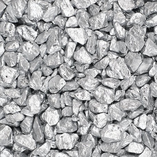 Dekoratyviniai akmenėliai sidabriniai, 9-13 mm, 0,5 kg
